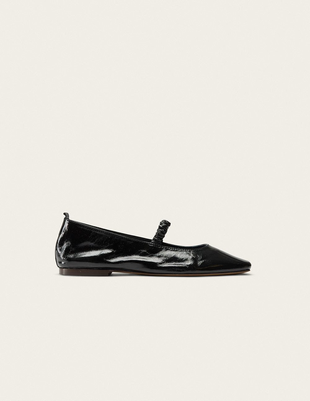 Ballerines Serra Black Pleather Foldable Flats - Comfortable & Stylish Women's Shoes for Work, Casual Outfits & Daily Wear