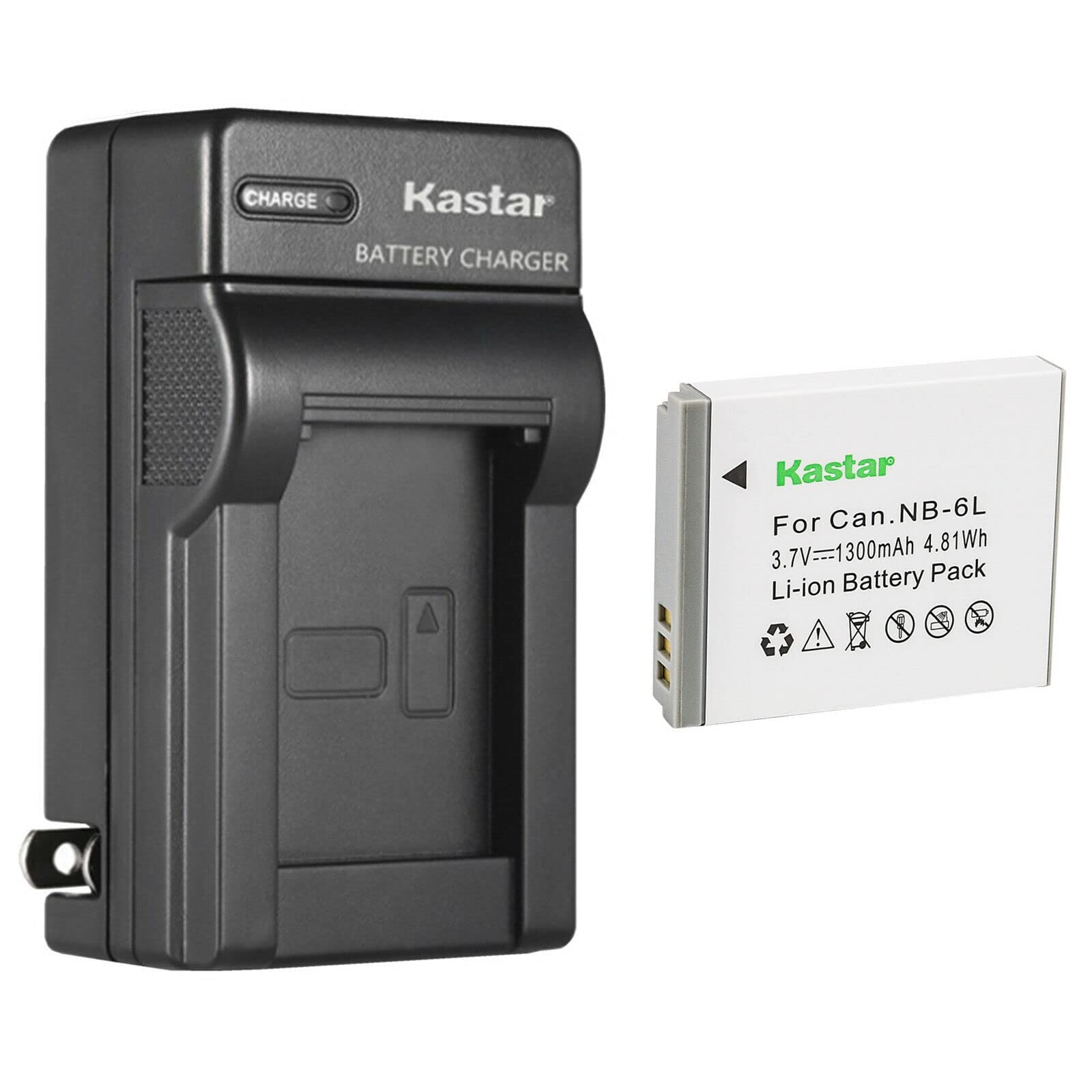 Kastar 1-Pack Replacement Battery & AC Wall Charger for Came-TV Came-WAERO & KUMINIK8 Wireless Headsets - Perfect for Studio Recording, Live Streaming & Professional Audio Use