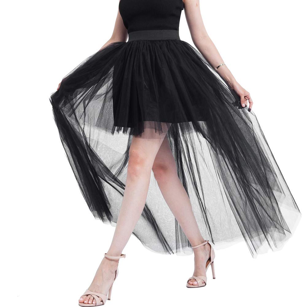 Women's Mesh Bubble Skirt - Elegant Princess Party Skirt for Dances & Events