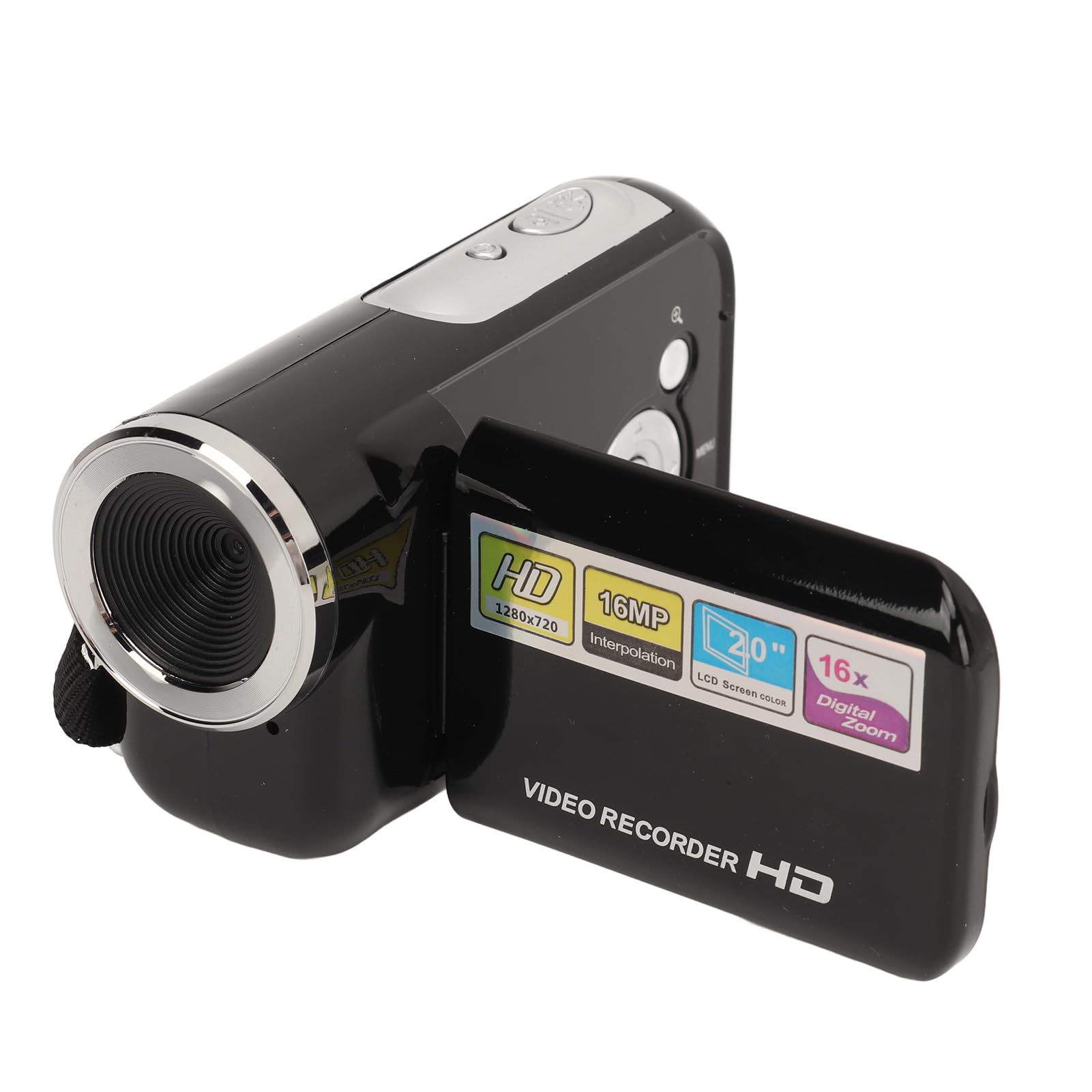 ASixxSix 16MP 1080P HD Video Camera Camcorder with 16x Zoom & 2.0