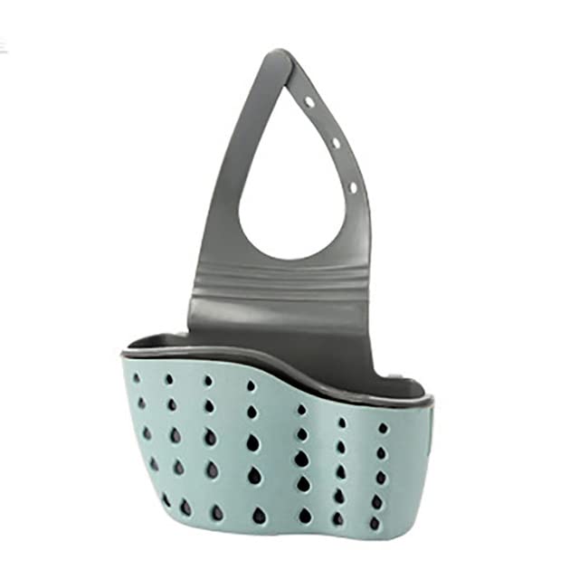 Adjustable Hanging Kitchen Sink Organizer - Drain Basket, Soap & Sponge Shelf, Faucet Holder Rack for Bathroom & Kitchen Accessories | Perfect for Small Space Organization & Clutter-Free Countertops