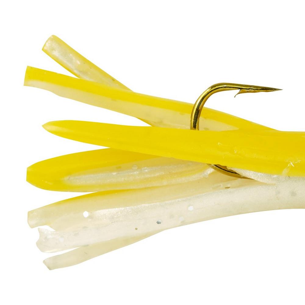 Berkley PowerBait Pre Rigged Atomic Tubes Fishing Lures - 5 Pack for Bass, Trout & Panfish - Perfect for Freshwater & Saltwater Fishing