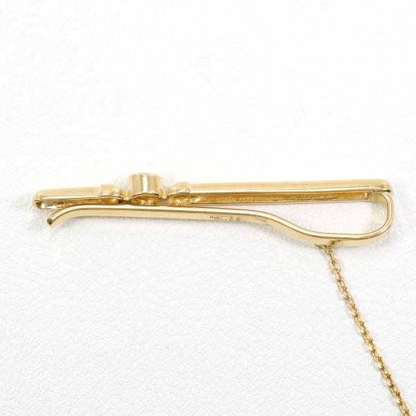 18K Yellow Gold Diamond Tie Pin - Vintage Pre-Owned Men's Jewelry for Weddings, Business & Formal Events