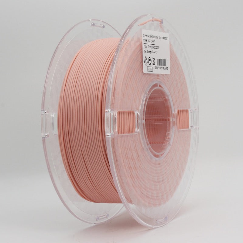 Premium Matte Pink PLA 3D Printer Filament - 1.75mm, 1kg Spool for Smooth Printing - Ideal for DIY Crafts, Cosplay Props & Home Decor Projects