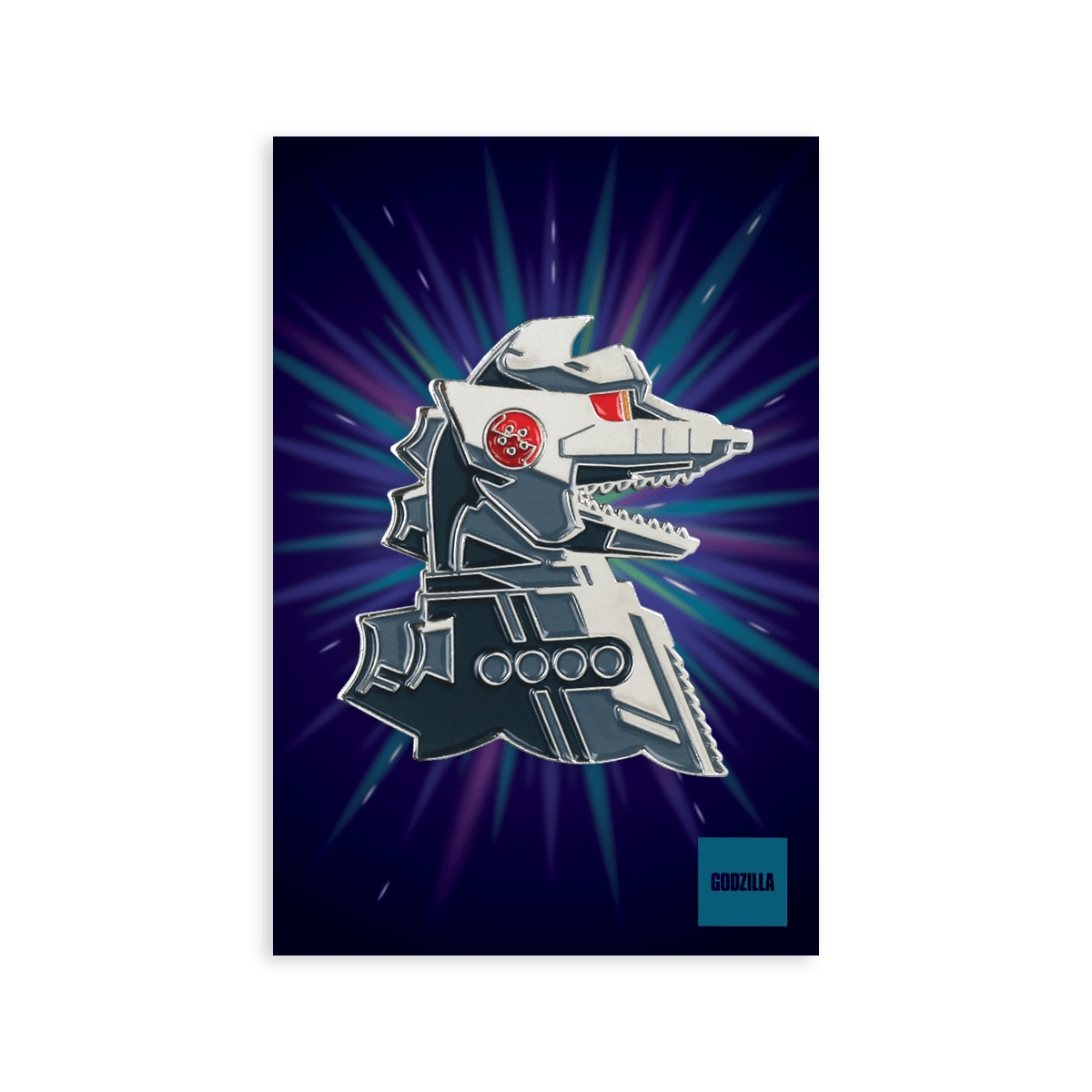 Mechagodzilla Metal Enamel Pin - Anime Robot Kaiju Collectible Badge for Backpacks, Jackets & Cosplay - Perfect Gift for Godzilla Fans & Pin Collectors