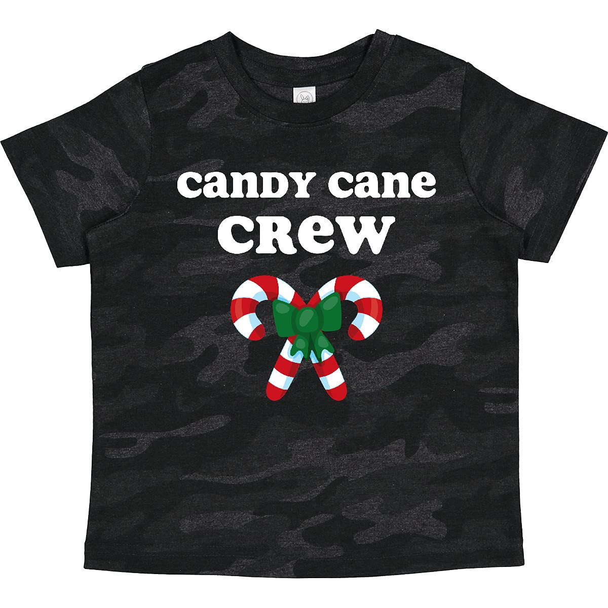 Inktastic Candy Cane Crew Toddler T-Shirt | Christmas Holiday Baby Shirt | Cute Festive Outfit for Toddlers | Perfect for Family Photos & Holiday Parties