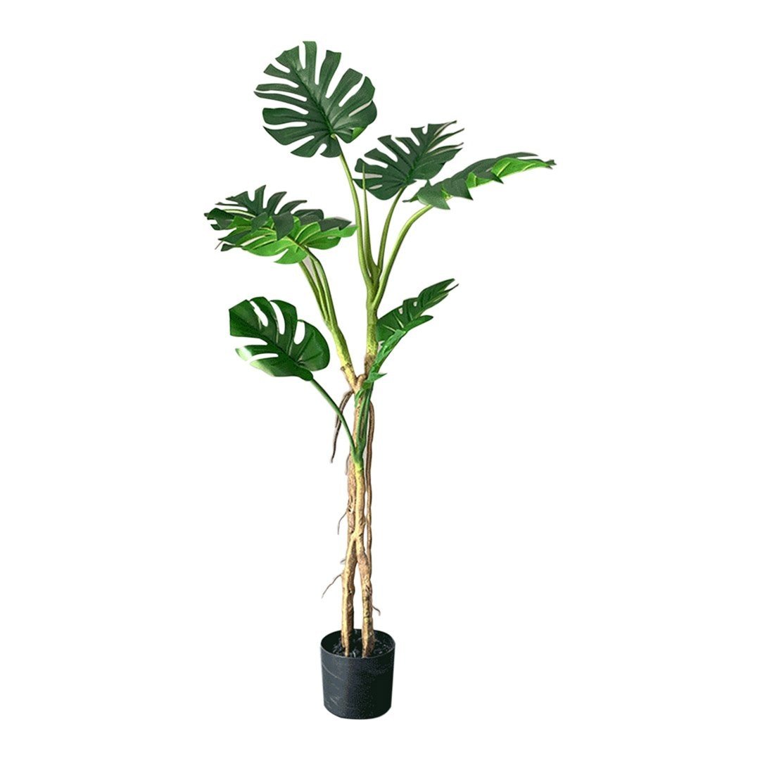 160cm Green Artificial Indoor Turtle Back Tree Fake Fern Plant - Realistic Home Decor for Living Room, Office & Bedroom - Perfect for Housewarming Gifts & Interior Design