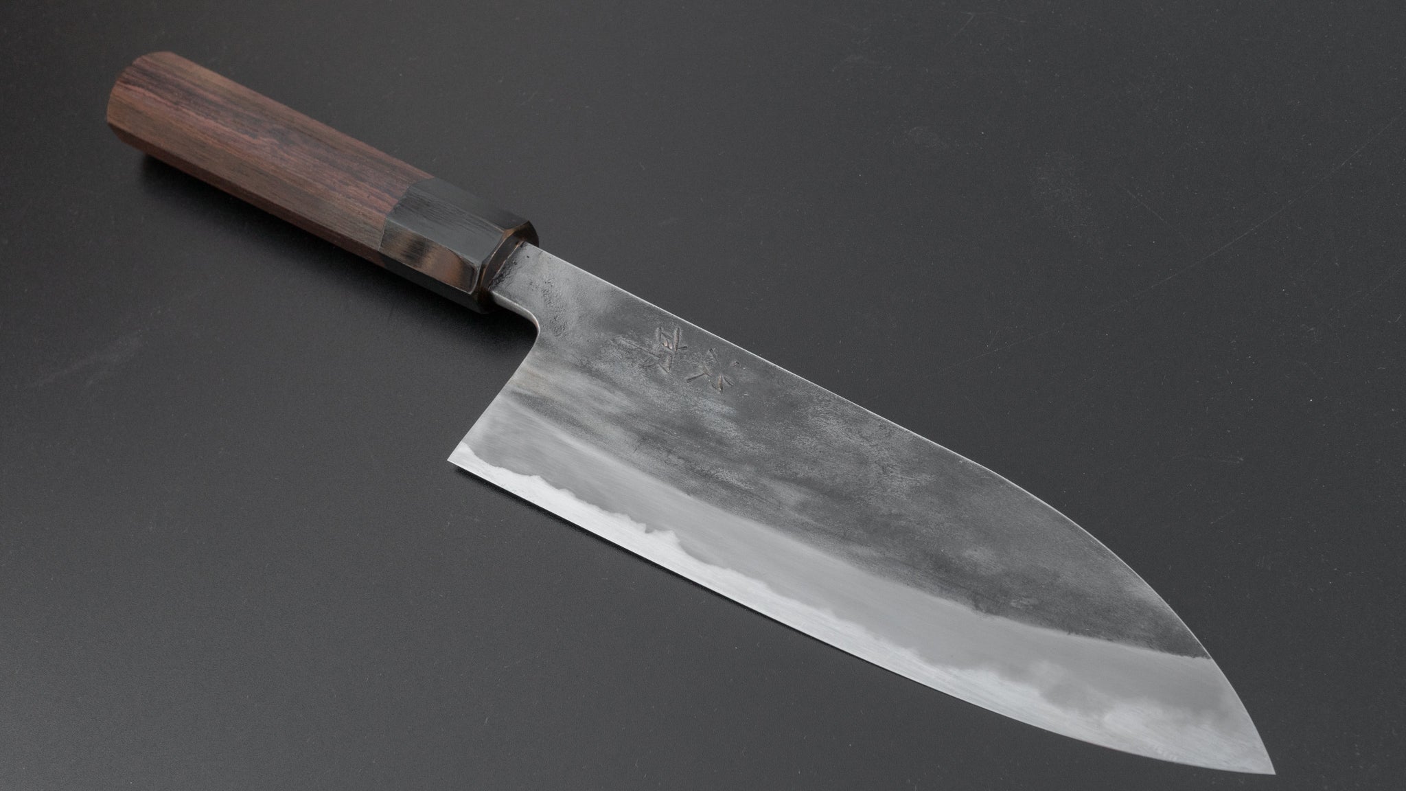 Premium Jiro Tsuchime Wa Gyuto 180mm Japanese Chef Knife with Taihei Tagayasan Handle - Perfect for Sushi, Meat Slicing & Professional Kitchen Use