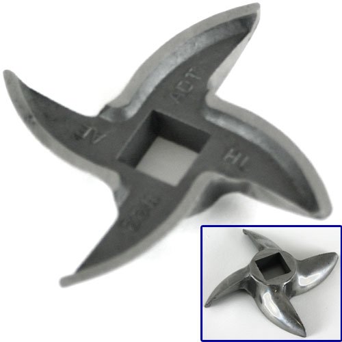 Vollrath 40750 Commercial Grade #22 Grinder Knife - Heavy Duty Meat Grinding for Butcher Shops & Home Kitchens