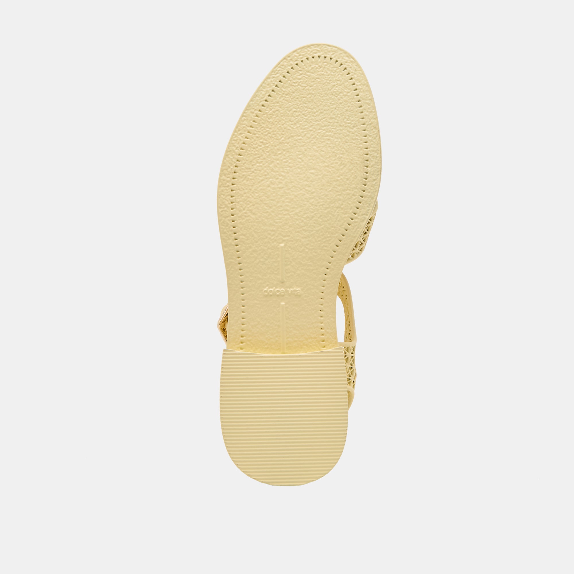 HOLIS Comfortable 3D Sandals for Women - Light Yellow | Breathable & Supportive Summer Footwear | Perfect for Beach, Pool, and Casual Outings