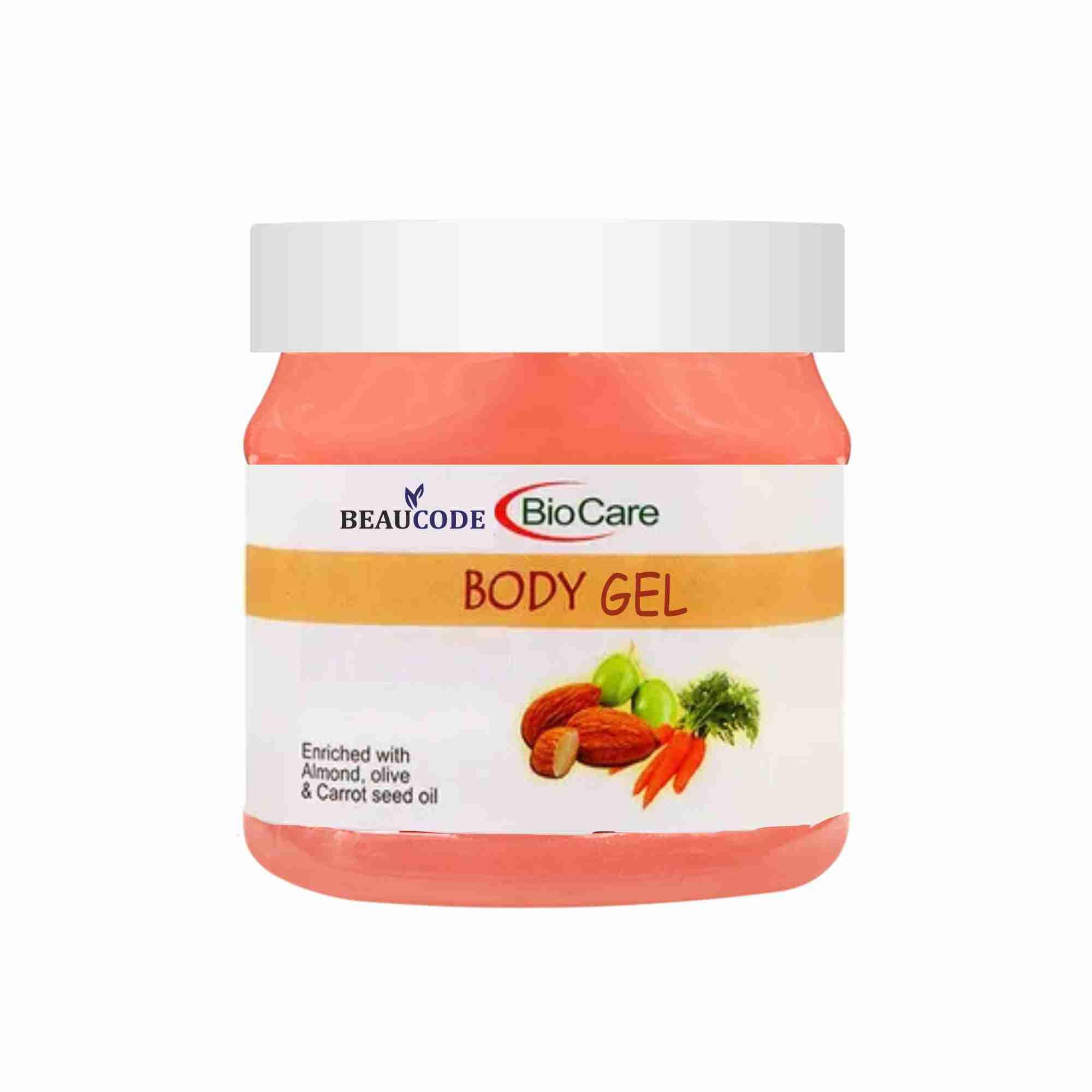 Beaucode BioCare Body & Face Gel - 250gm | Natural Skincare for Women & Men | All Skin Types | Paraben-Free, SLS-Free, Sulfate-Free & Cruelty-Free | Hydrating & Soothing for Daily Use