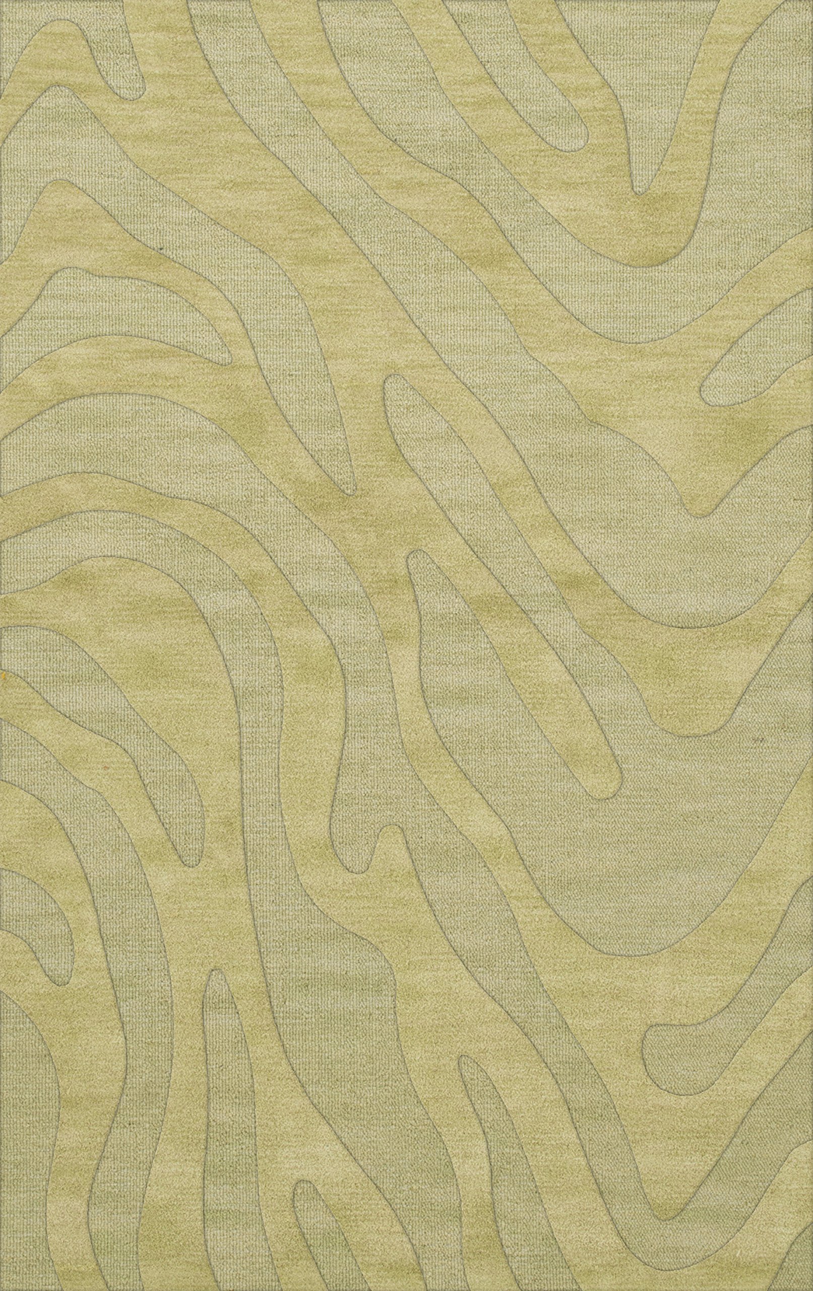 Dalyn Rugs Dover DV2 Area Rug 6x9 Feet, Soft Mint Green Modern Design - Perfect for Living Room, Bedroom, or Office Decor