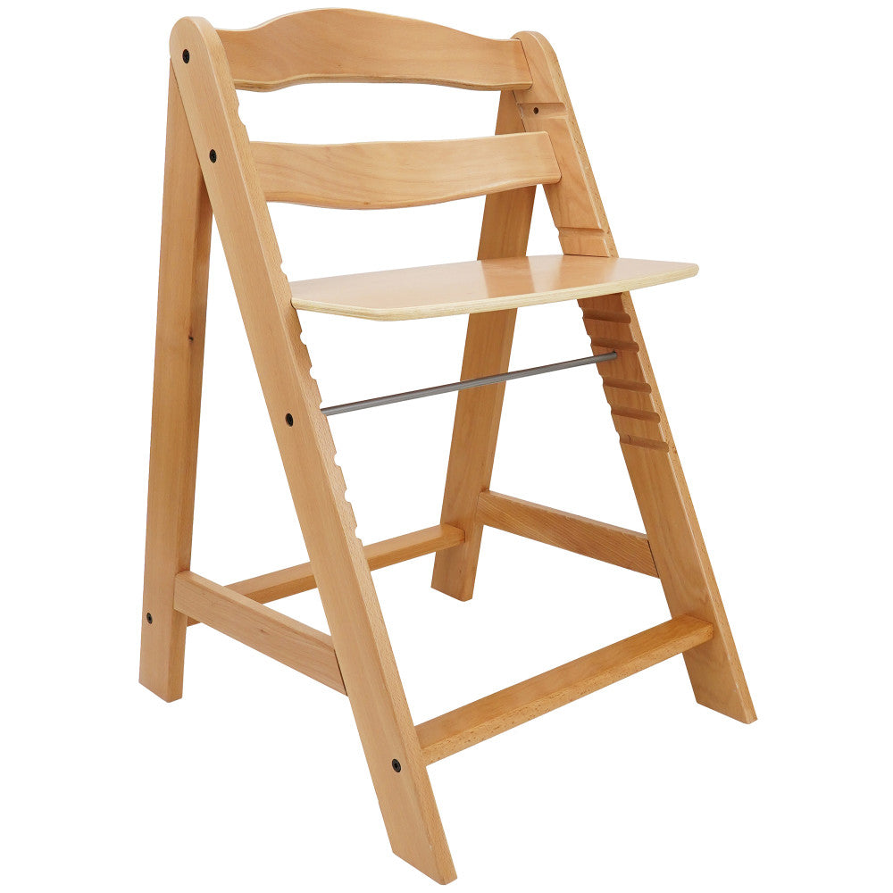 509 Sky Wooden Chair - Natural Beechwood Adjustable Kids Seat for Home, Nursery & Playroom - Ergonomic Children's Furniture for Study & Play