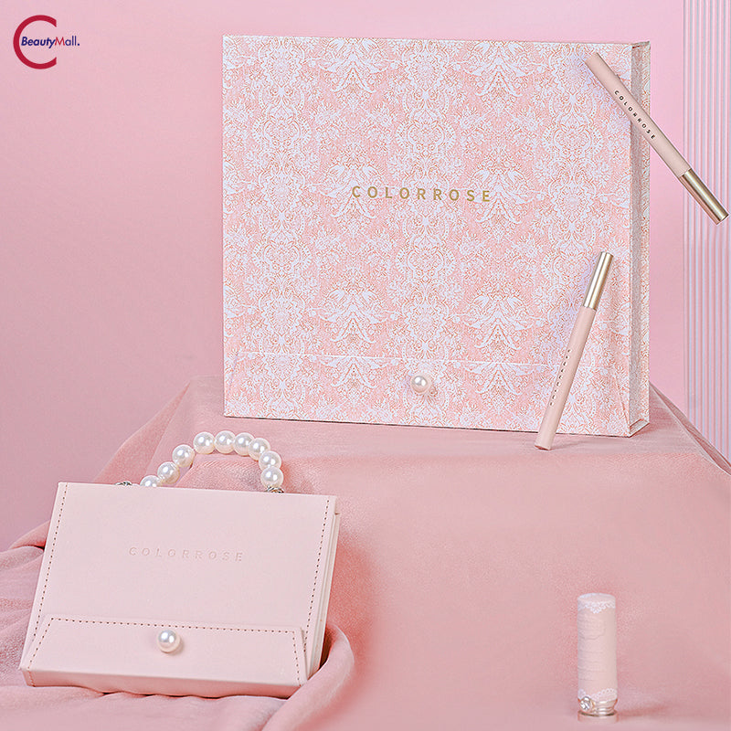 COLORROSE Valentine's Day Limited Edition Gift Set - Romantic Present for Her, Luxury Beauty Box with Perfume & Skincare - Perfect for Anniversary, Birthday & Couple Gifts
