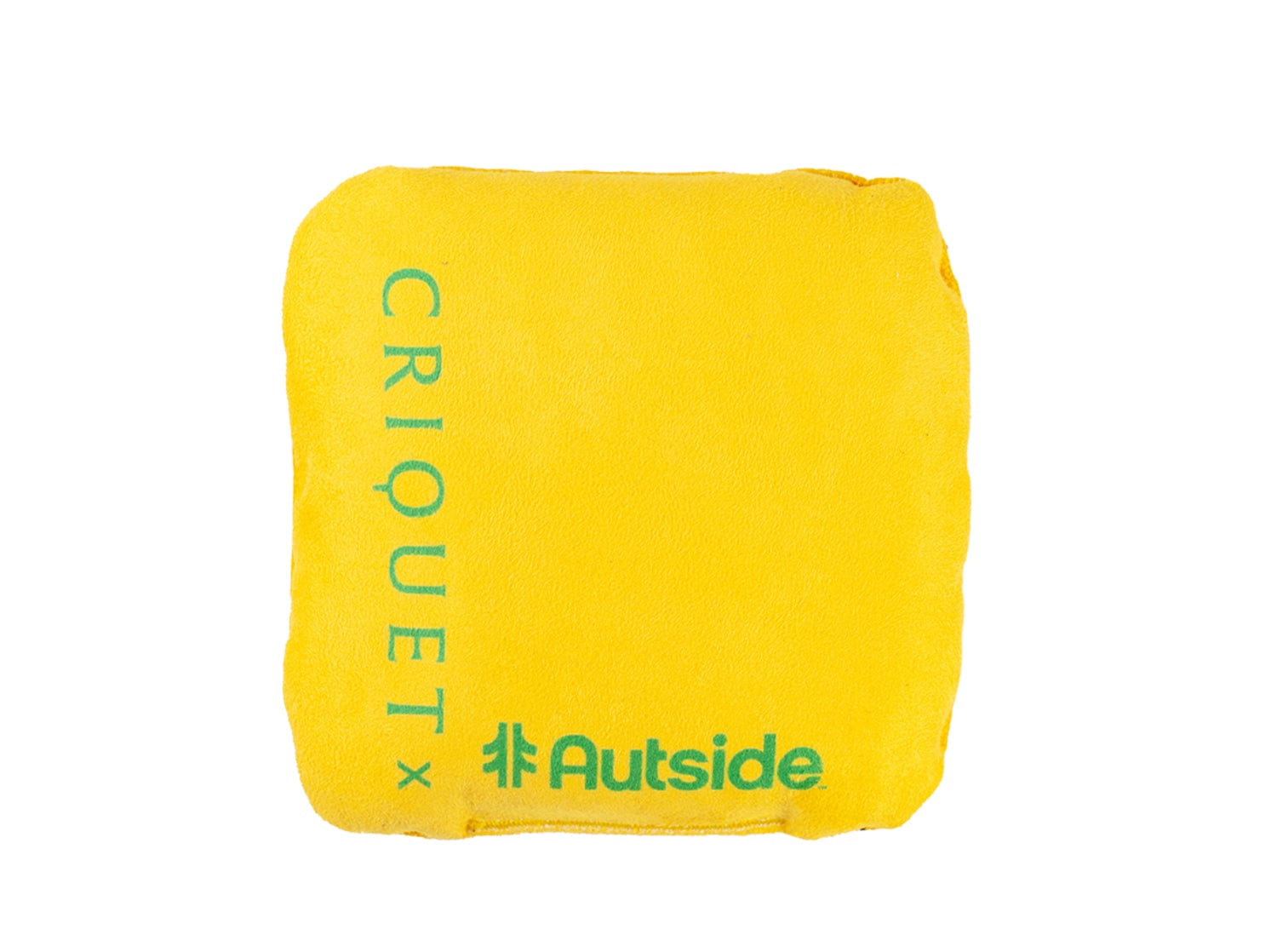 Autside x Criquet Natural Wooden Bags & Boards Set - Premium Cornhole Game for Outdoor Parties, Backyard BBQ, and Tailgating