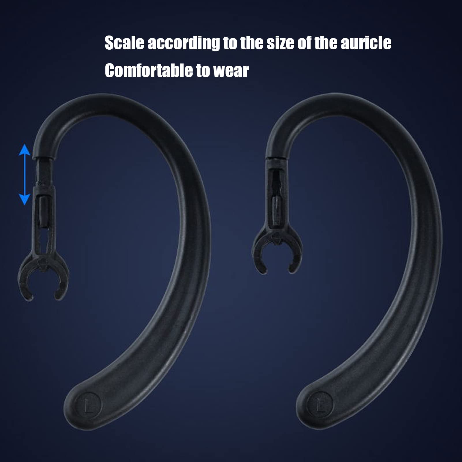 Best Call Center Headset - Single Ear Hook Headphone with Microphone, 3.5mm Jack for Laptop & Mobile Phones - Perfect for Customer Service, Telemarketing & Remote Work
