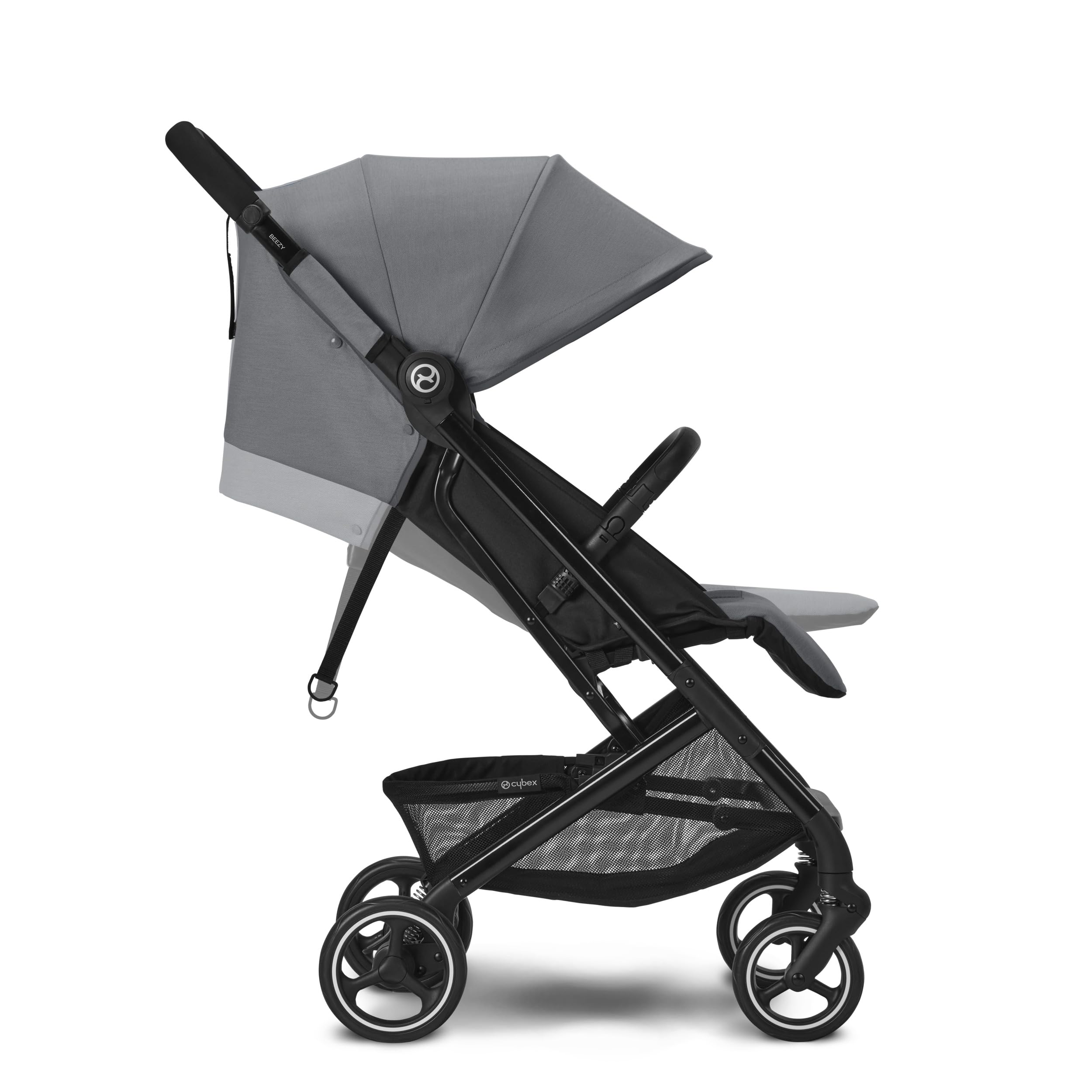 CYBEX Beezy Aton G Travel System Stroller & Car Seat Combo in Lava Grey - Perfect for Newborns & Toddlers, Ideal for Travel, Shopping & Daily Walks