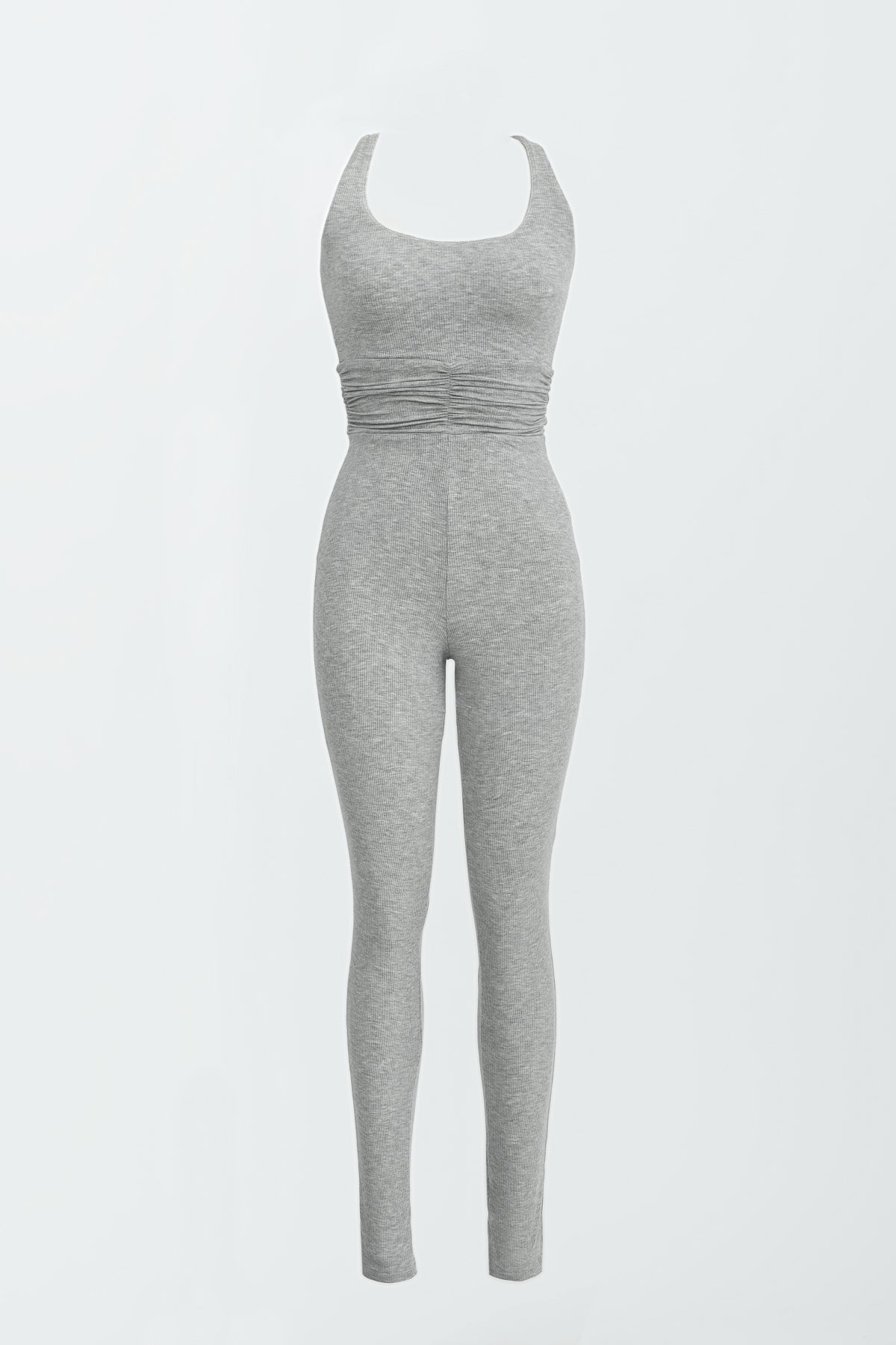 Naida Ruched Romper for Women - Stylish One Piece Jumpsuit with Flattering Ruched Detail in Misty Color | Perfect for Summer Outfits, Beach Vacations & Casual Wear