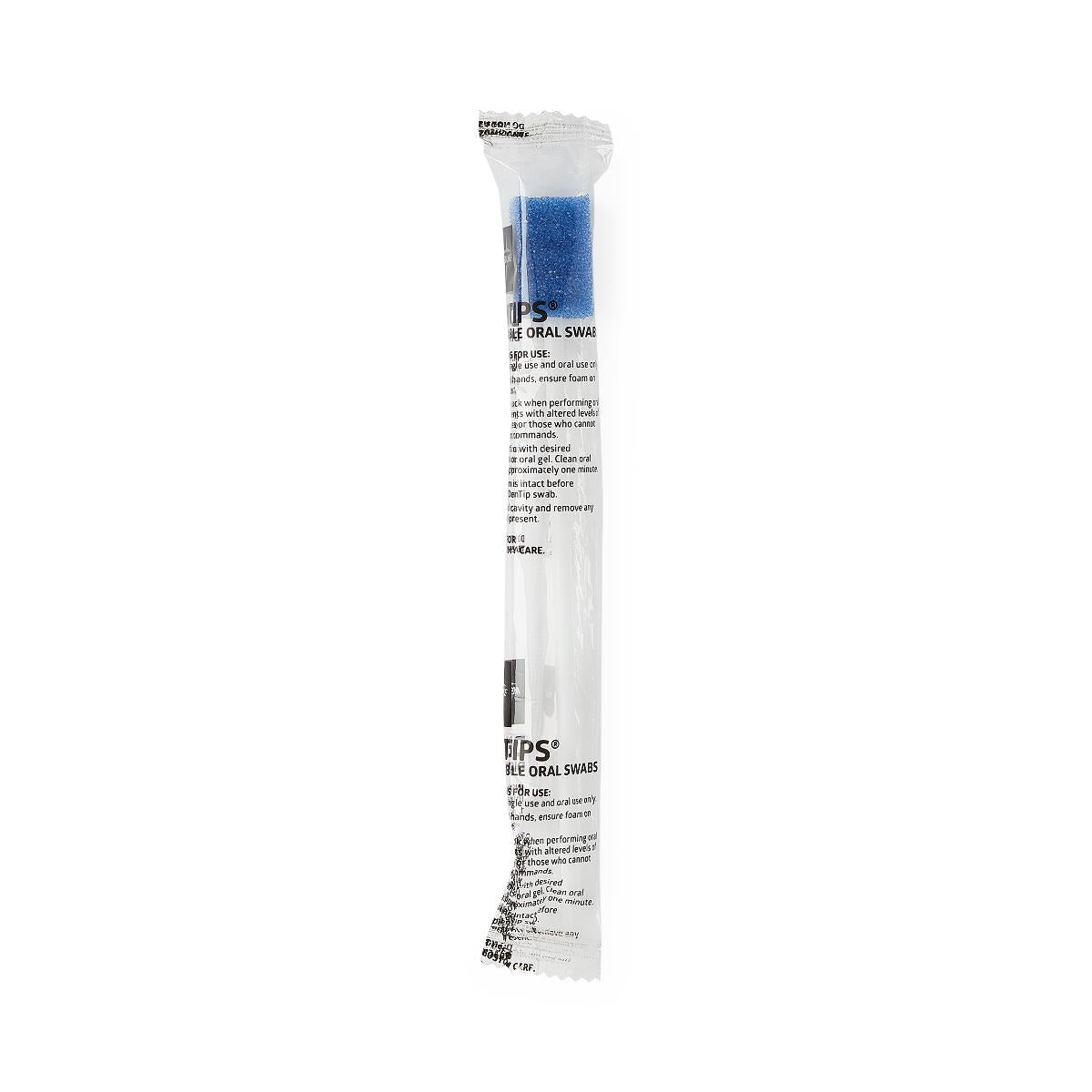 Disposable Oral Swabs for Dental Care - Soft Untreated Cotton Swabs for Oral Hygiene, Wound Care & Post-Surgery Use - Dentips Brand (100-Pack) - Perfect for Hospitals, Clinics & Home Care