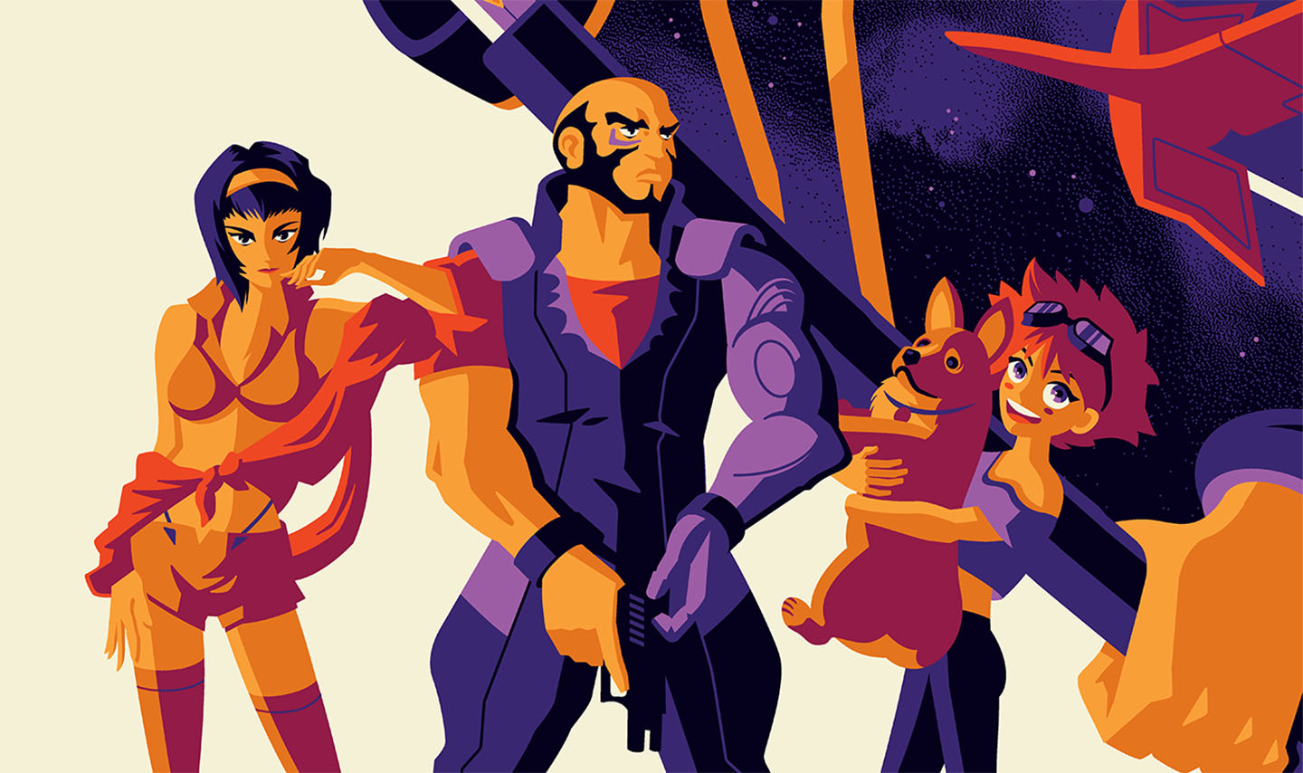 Official Cowboy Bebop Anime Poster - High Quality Wall Art Decor for Bedroom, Living Room & Office - Perfect Gift for Anime Fans