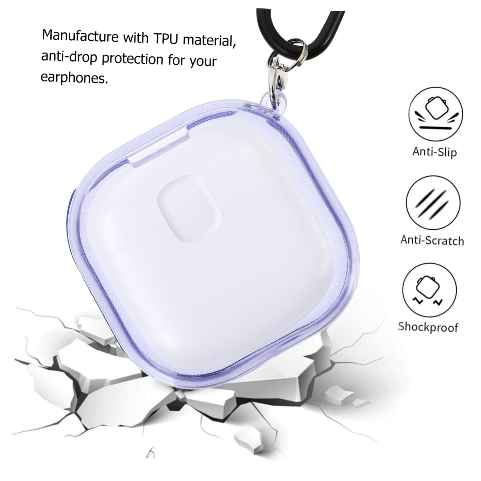 Homoyoyo Pro2 Soft Shell Earphone Case - Portable Headphone Cover for Travel, Workout & Daily Use