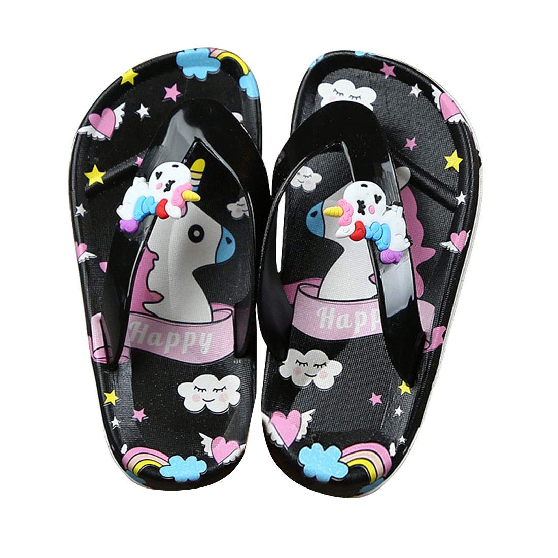 **Boys Girls Flip Flop Sandals - Comfortable Kids Slides for Beach, Pool, Water Play & Bath - Non-Slip Water Shoes for Summer Outdoor Activities**