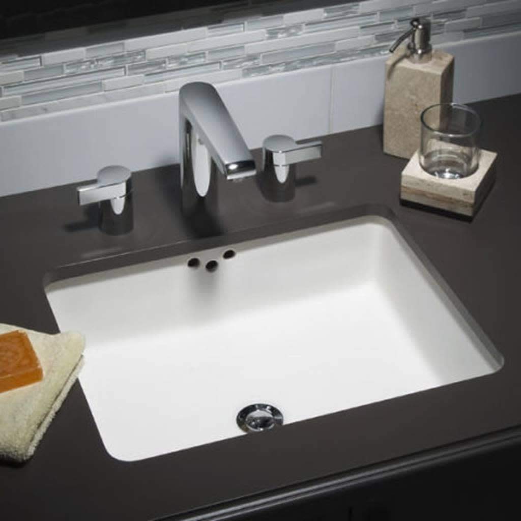 American Standard 0315000.020 White Porcelain Bathroom Sink - Perfect for Modern Bathrooms, Powder Rooms & Guest Baths