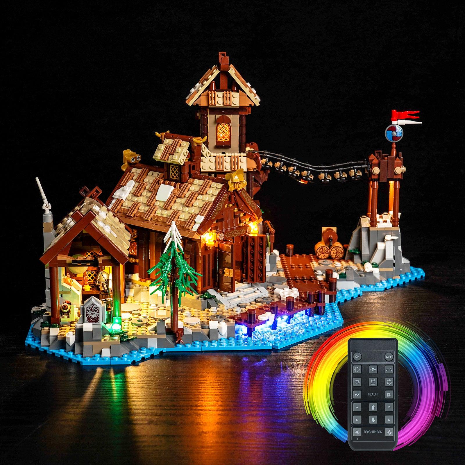 LEGO Ideas Viking Village 21343 Lighting Kit - LED Light Set for LEGO Building Models - Perfect for Home Decoration, Display & Gift Giving
