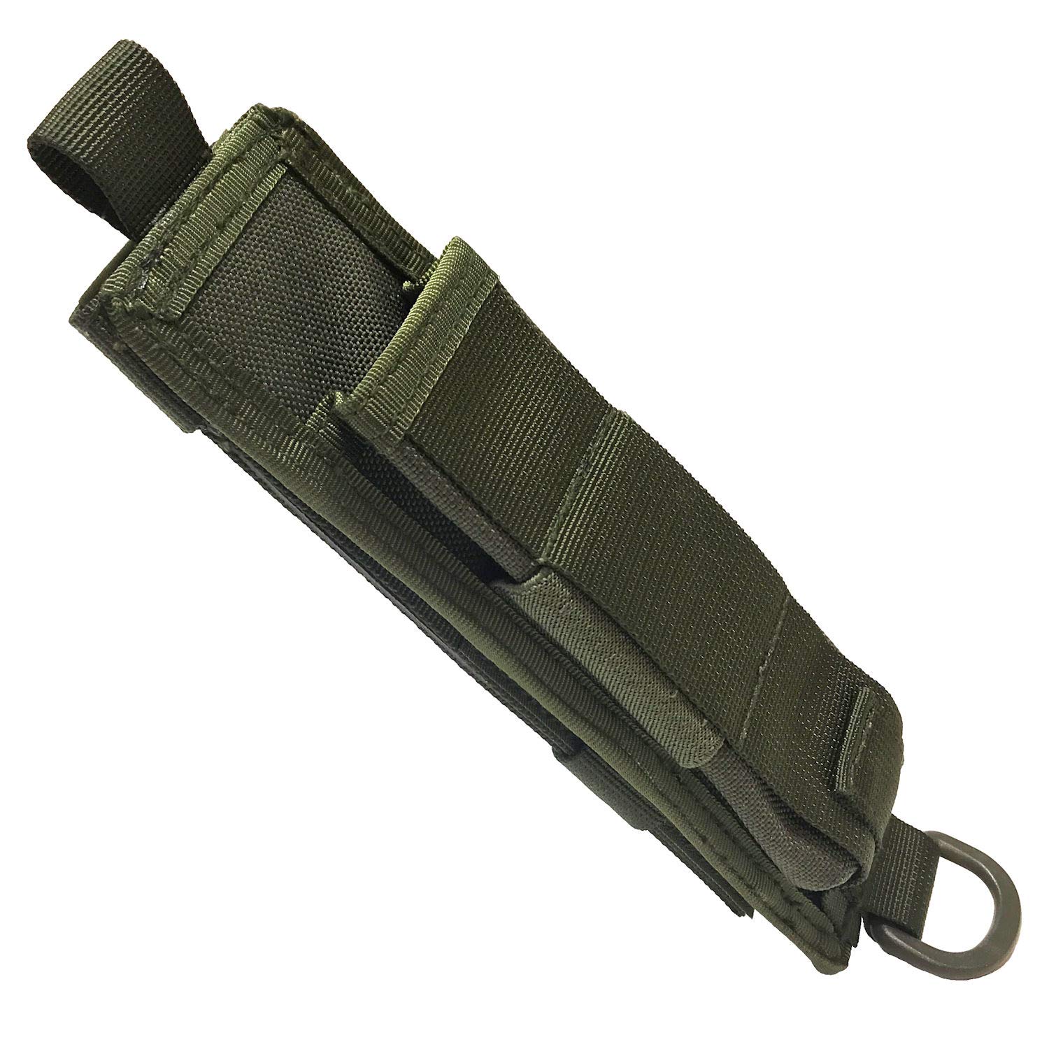 Tactical MOLLE Baton Holder Pouch - Compatible with Expandable Batons & Flashlights - Perfect for Police Duty, Security Work, and Outdoor Adventures