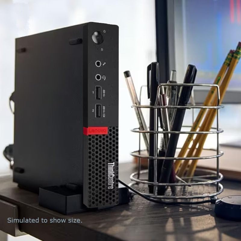 Lenovo ThinkCentre M910q Tiny Desktop PC - Intel Core i5-6500T Quad-Core (6th Gen) up to 3.1GHz, 16GB RAM, 256GB M.2 SSD, Windows 10 Pro | Compact Mini PC for Home Office, Business & Dual Monitor Setup with 4K DisplayPort & WiFi