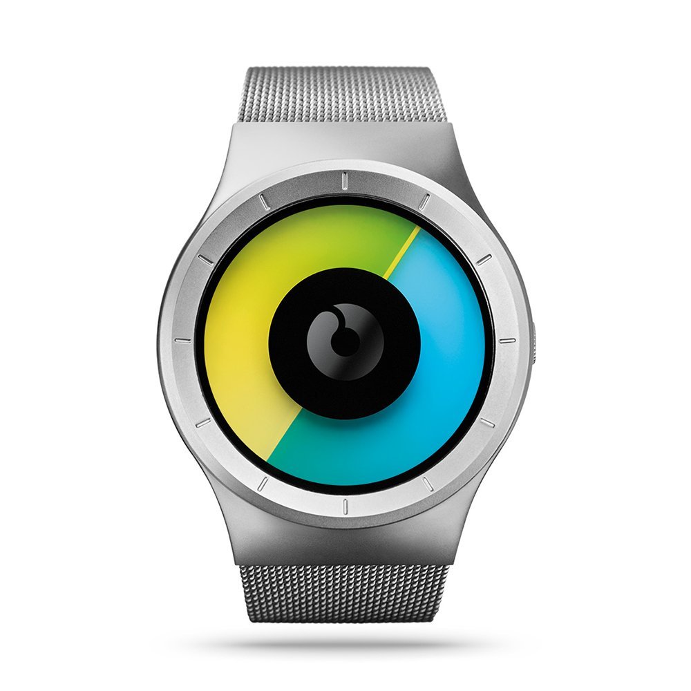 ZIIIRO Celeste Unisex Watch - Chrome Color Minimalist Design, Water Resistant for Men & Women | Perfect for Casual Wear, Office & Everyday Use