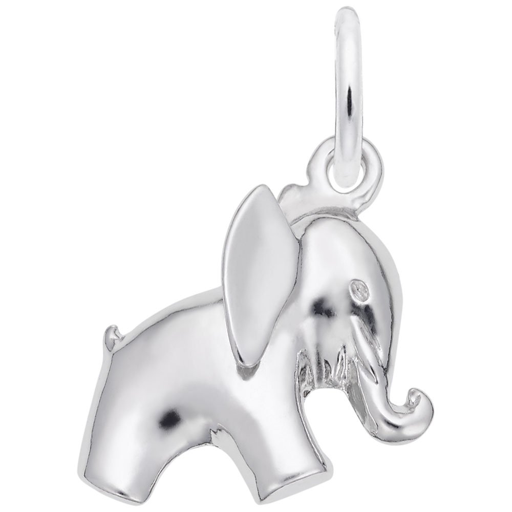 Elephant Charm Pendant - Sterling Silver Jewelry for Bracelets & Necklaces - Perfect for Gifts, Boho Style, and Spiritual Protection