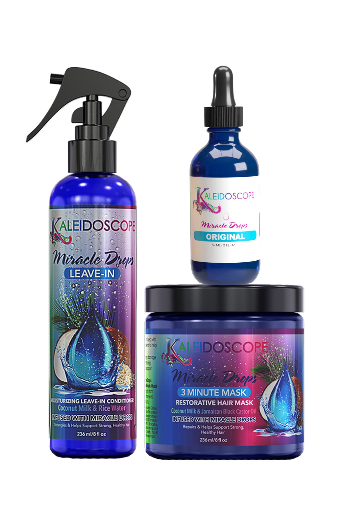 Miracle Drops Collection Best Seller Bundle - Premium Skincare Set for Glowing Skin | Perfect for Daily Hydration & Nighttime Routine