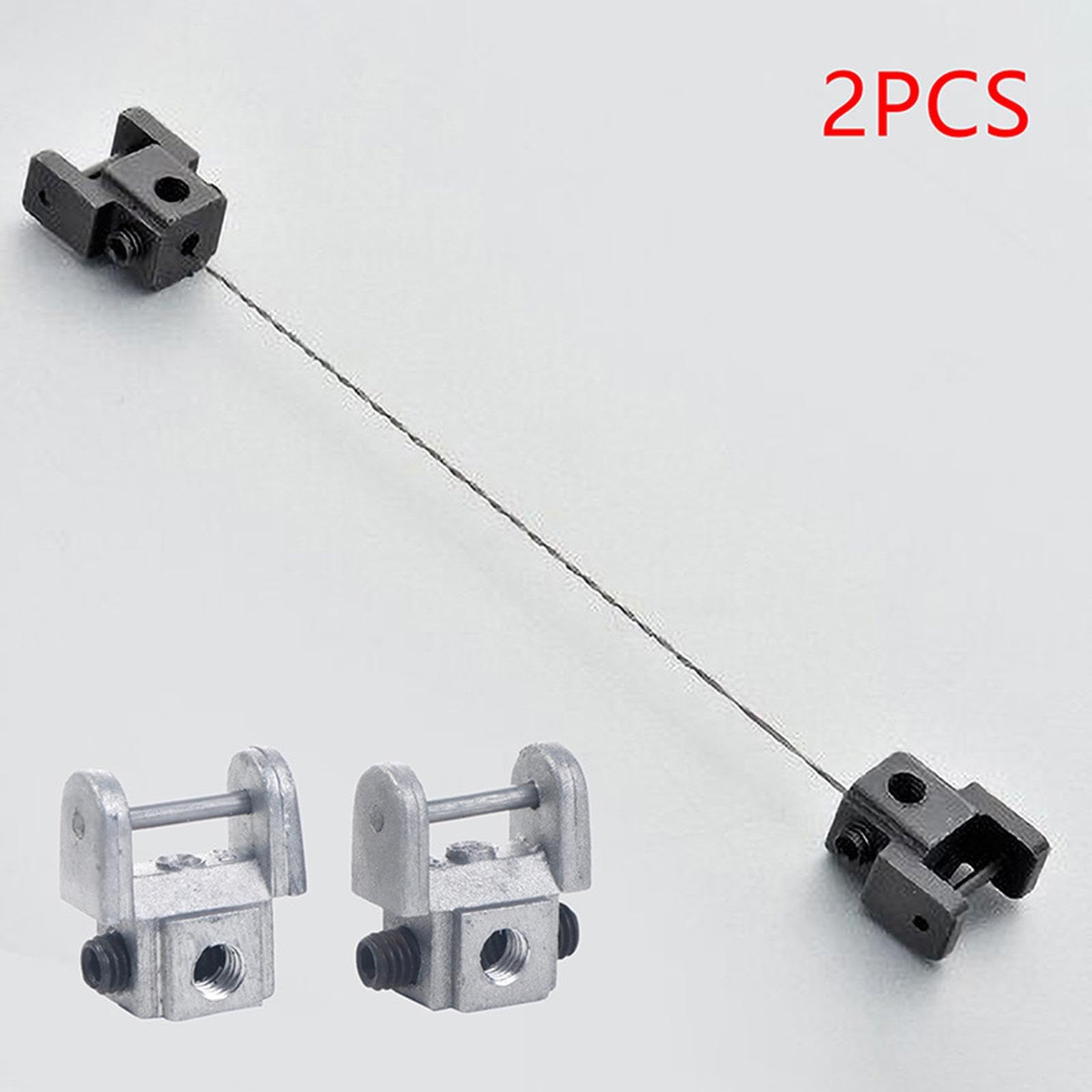 2Pcs Scroll Saw Blade Holders Kit - Pinless Adapter for Upper/Lower Blades | Easy DIY Woodworking