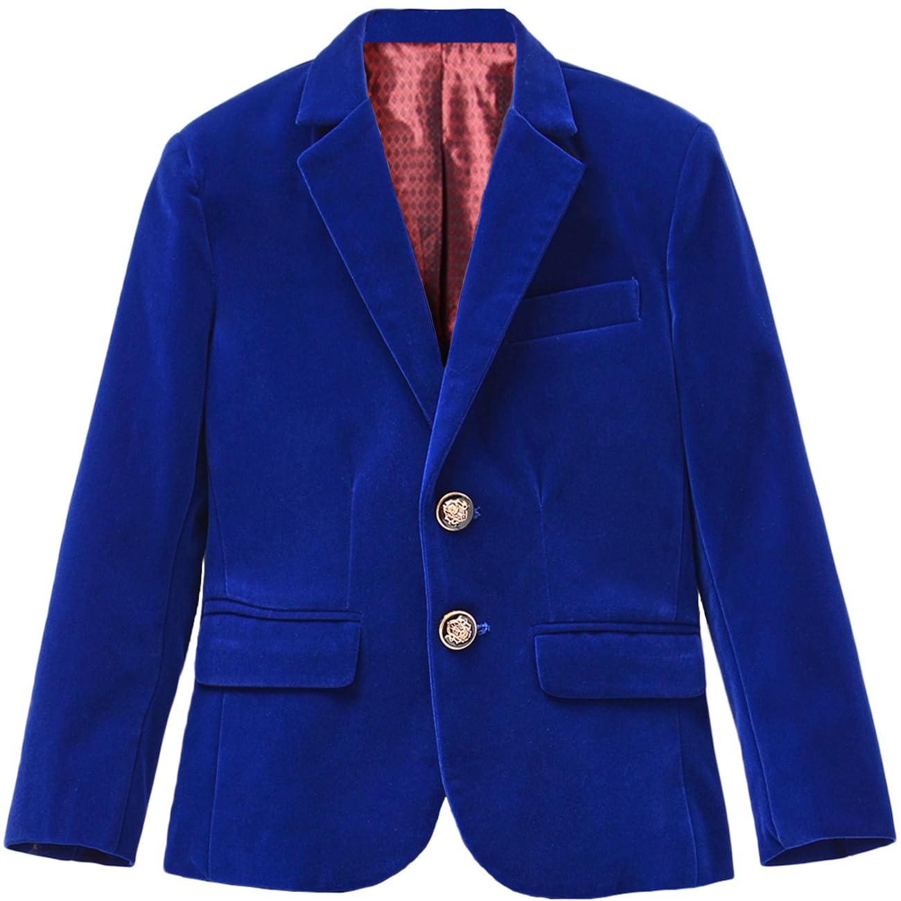 Boys Velvet Blazer - Kids Formal Tuxedo Suit Jacket for Toddlers | Perfect for Weddings, Parties & Special Occasions