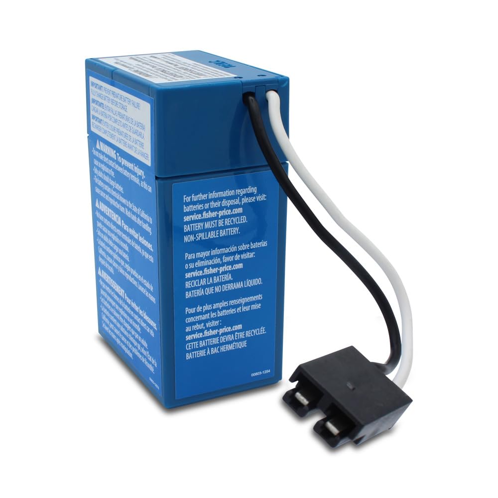 Technical Precision P6828 Replacement Battery for Power Wheels Ride-On Toys - Perfect for Kids' Electric Cars, Trucks, and Vehicles