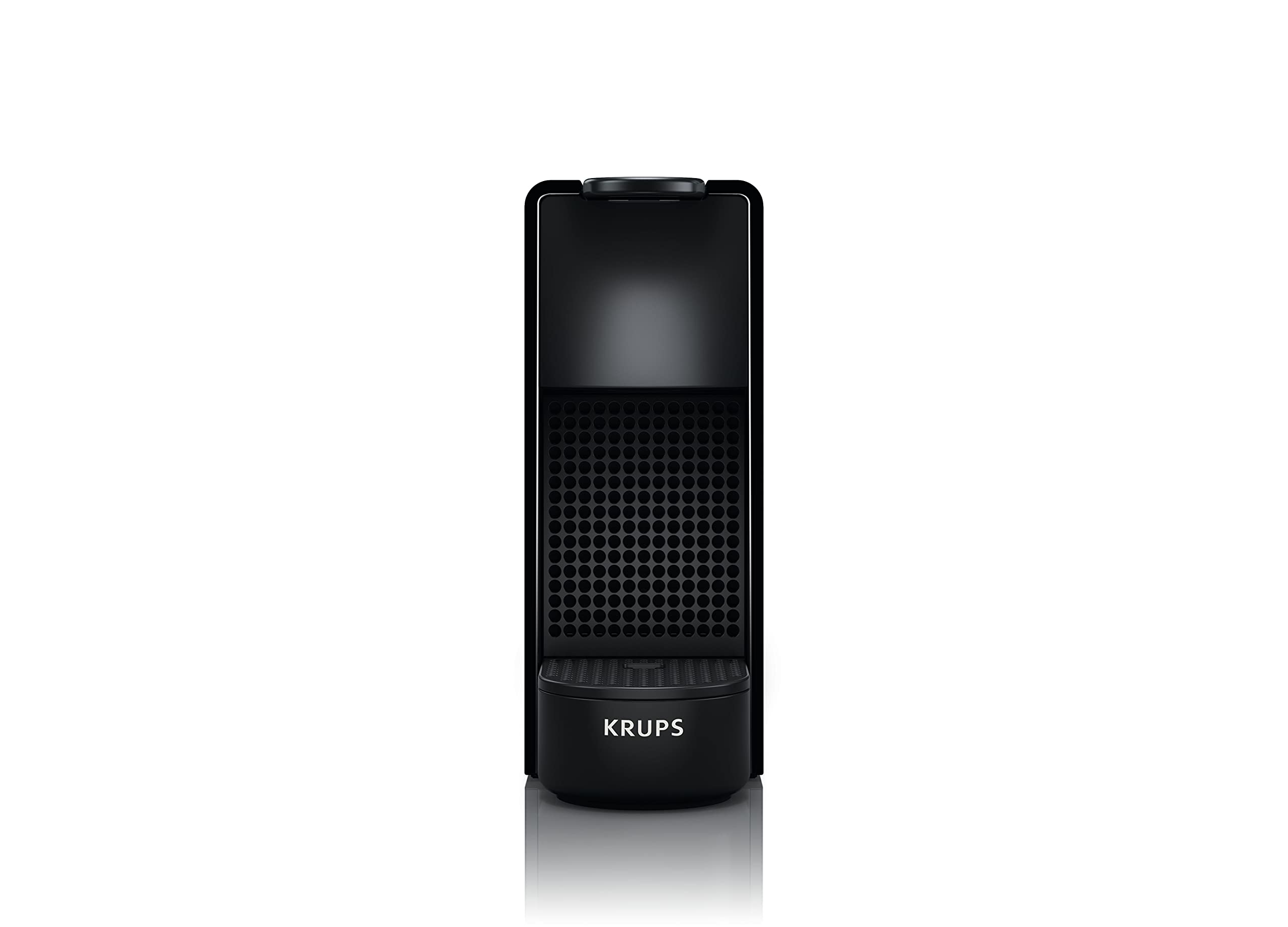Krups Nespresso Essenza XN110840 Mini Coffee Machine - Compact & Fast, Piano Black - Perfect for Home, Office, or Small Spaces