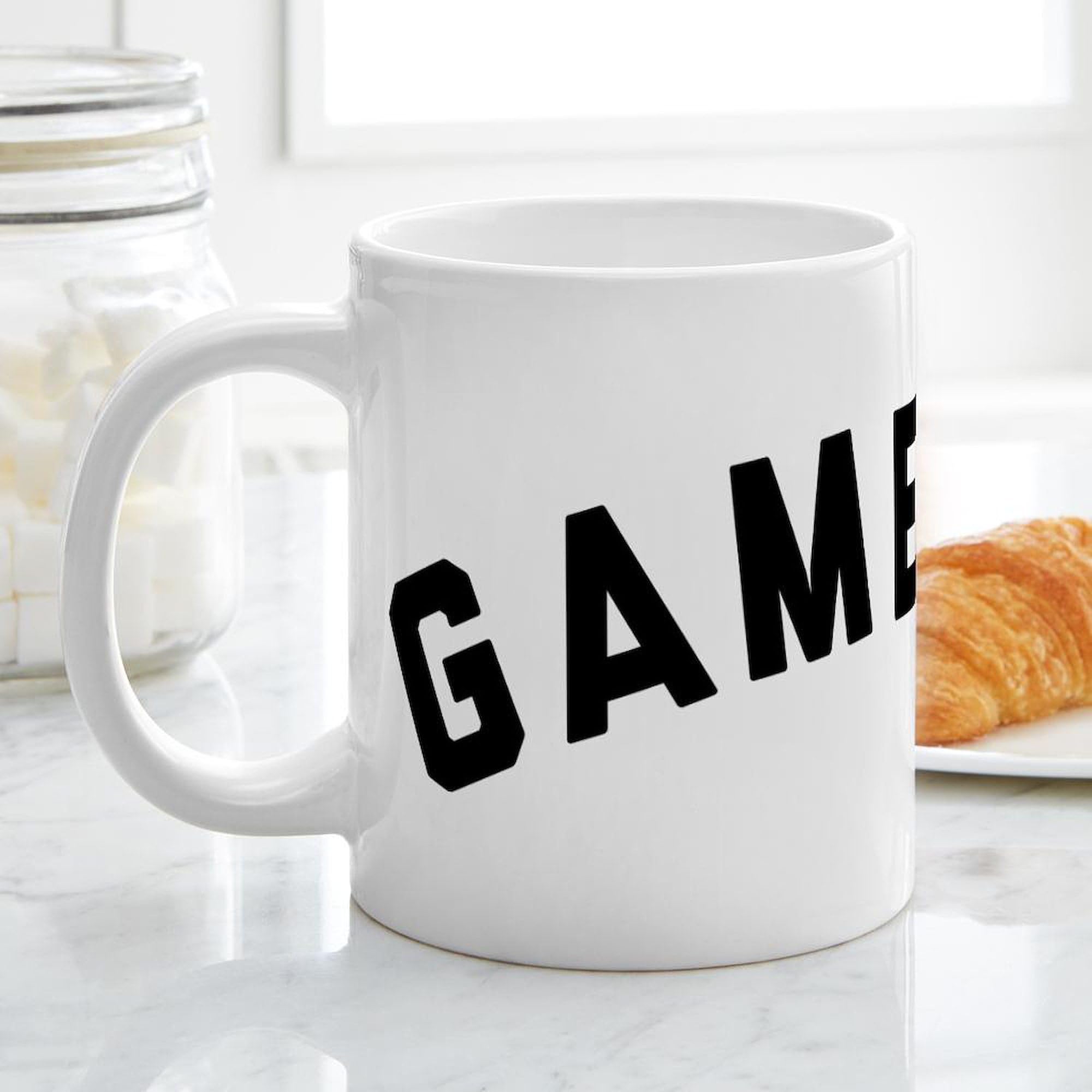 Game Day 20 oz Ceramic Coffee Mega Mug - Large Insulated Coffee Cup for Sports Fans, Tailgating & Home Use - Perfect for Football, Basketball & Office Coffee Breaks