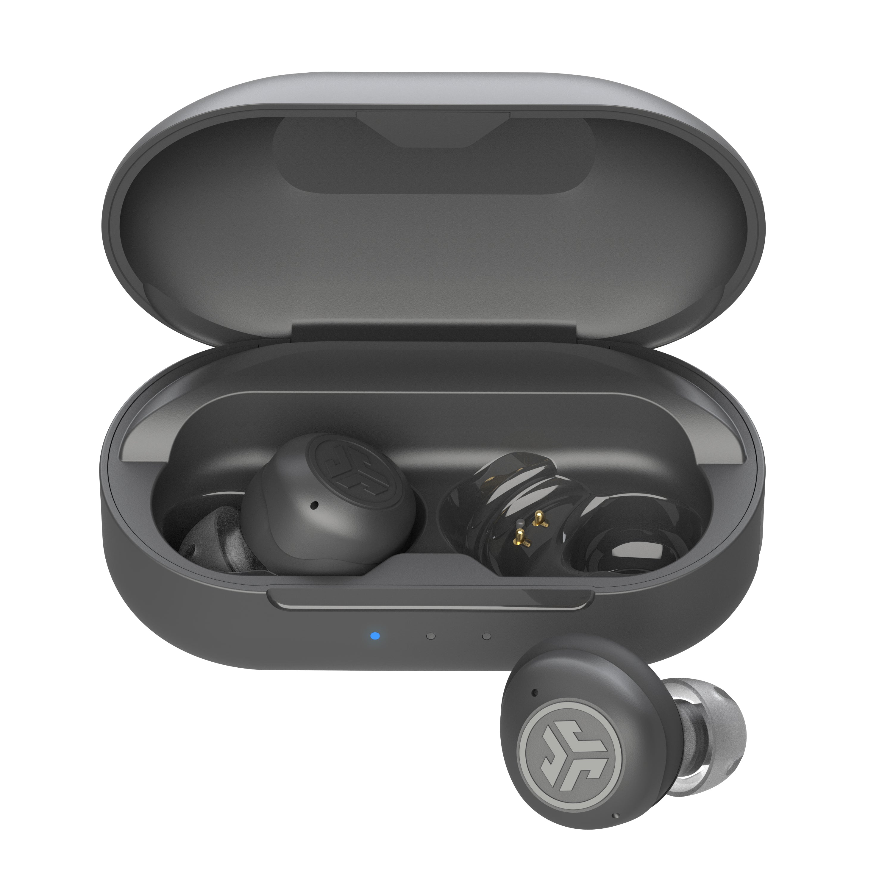 Premium OTC Hearing Aid in Graphite - Rechargeable & Noise Cancelling for Seniors & Adults - Perfect for TV Watching, Conversations & Outdoor Activities