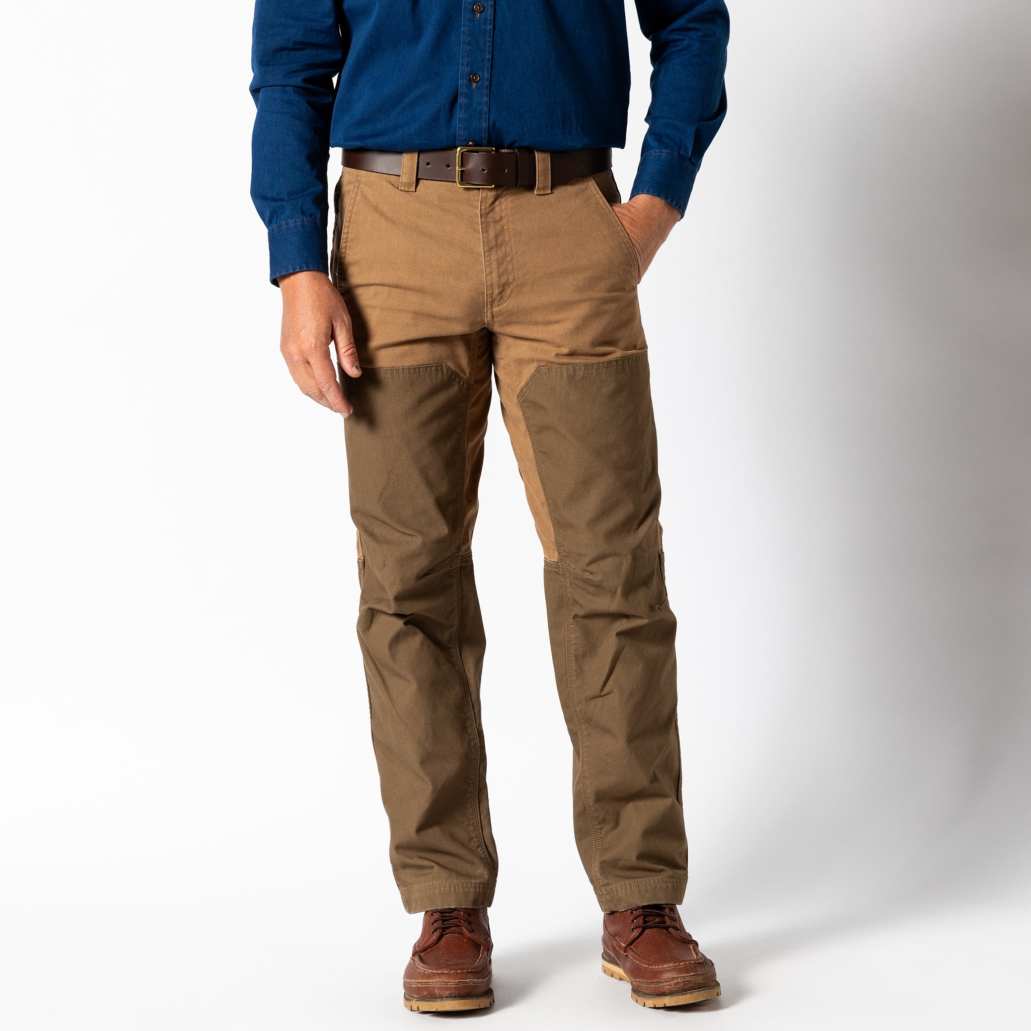 Field Canvas Briar Pant in Buckskin - Durable Outdoor Hiking & Work Pants for Men - Perfect for Camping, Hunting & Adventure Activities