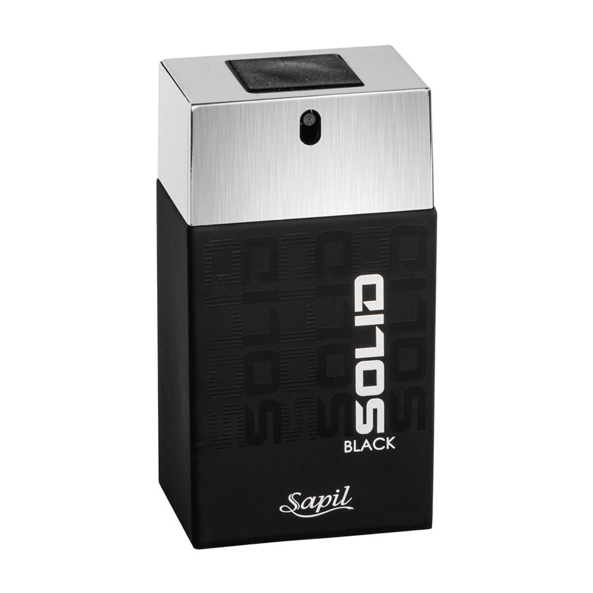 Sapil Solid Black Perfume for Men - Long Lasting Dubai Cologne, Arabic Woody Floral EDT Spray, 3.4 Oz (100ml) - Premium Luxury Fragrance for Men | Day & Night Wear, Office & Special Occasions