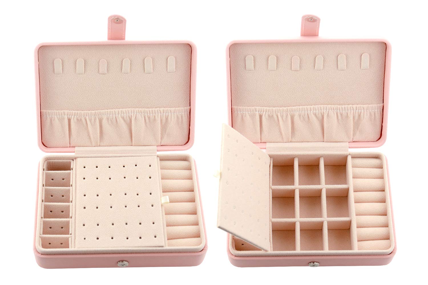 Elegant Jewelry Box for Women - Necklace, Earrings & Rings Organizer | Perfect for Travel, Home Storage & Gift Giving