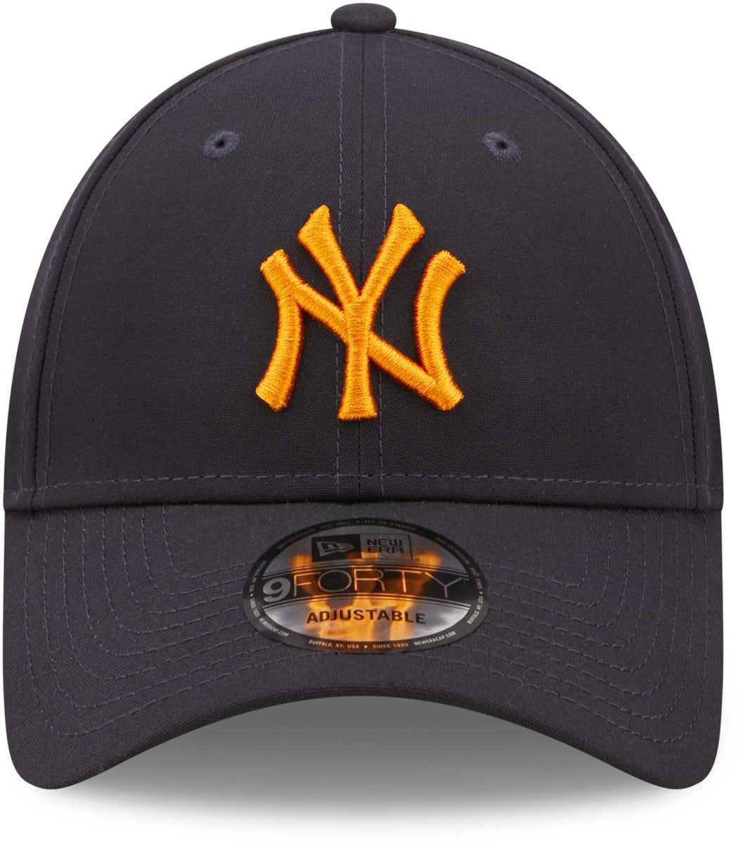 New York Yankees New Era 9Forty Repreve Navy Adjustable Baseball Cap - Official MLB Team Logo Hat for Men & Women - Perfect for Baseball Games, Sports Events & Casual Wear