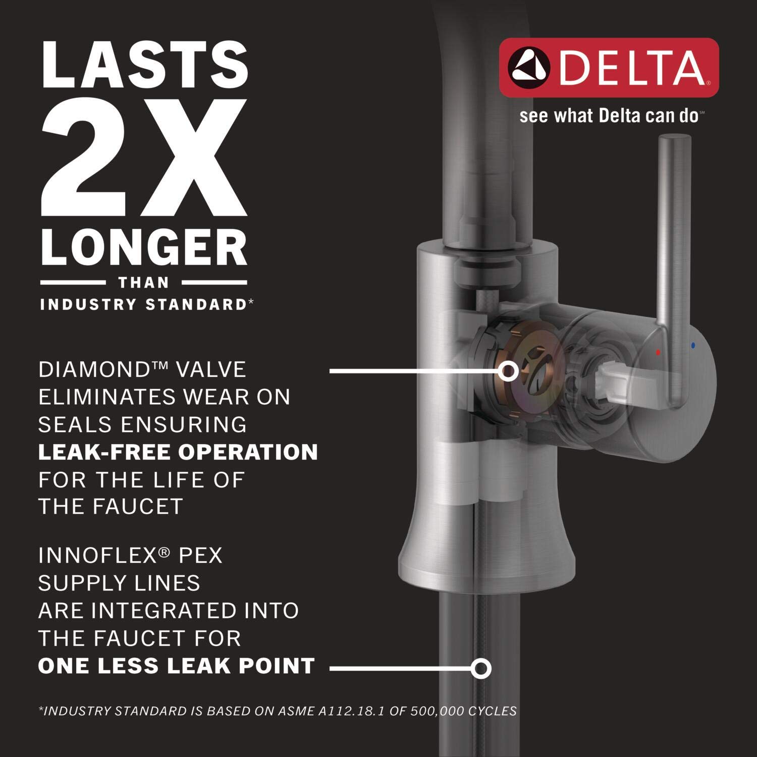 Delta Trinsic Oil Rubbed Bronze Single Hole Bathroom Faucet with Drain Assembly - Perfect for Modern Sinks