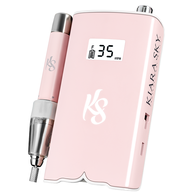 Professional Portable Nail Drill Machine - Electric Manicure Pedicure Kit with 6 Bits, Pink | Perfect for Home Salon, Nail Art & DIY Nail Care