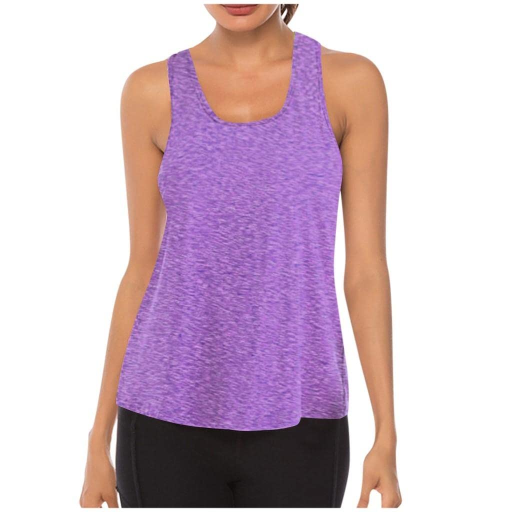 Women's Workout Tank Top - Breathable Gym Athletic Yoga Shirt for Exercise & Sports | Perfect for Yoga, Running & Fitness Training
