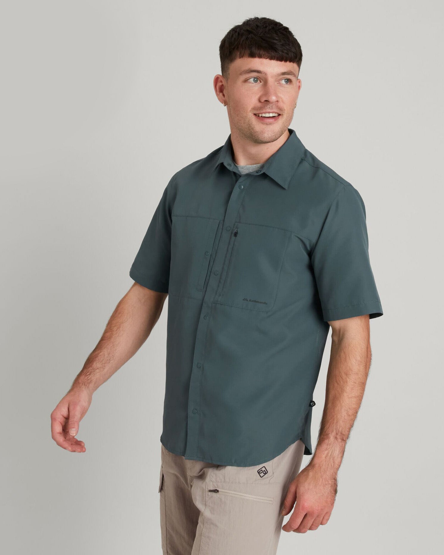 SUN Scout UPF 50+ Men's Short Sleeve Shirt - Lightweight Quick-Dry Sun Protection Shirt for Hiking, Fishing & Outdoor Activities