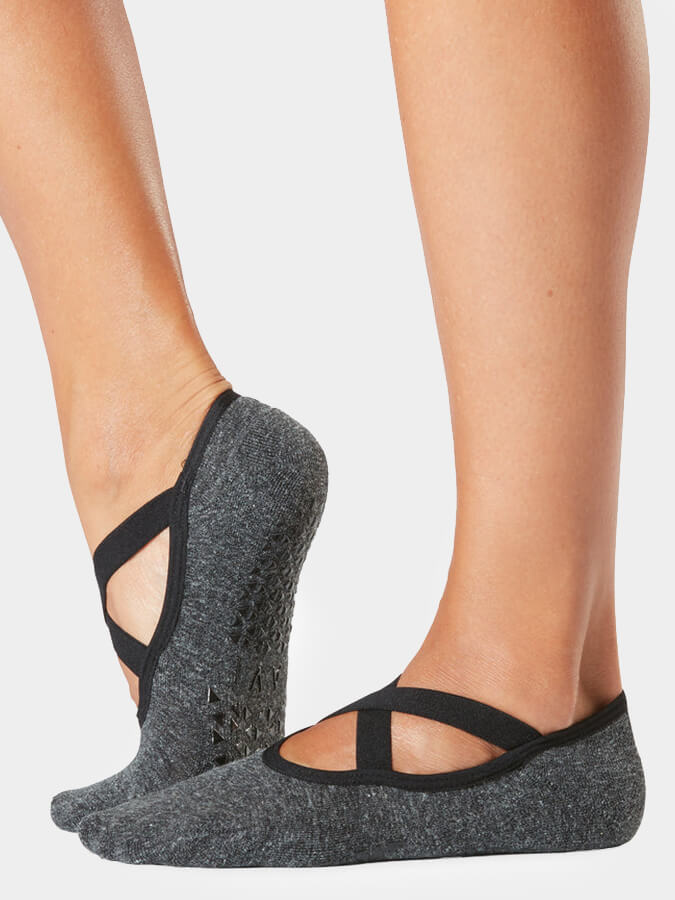 Tavi Chloe Non-Slip Grip Socks for Women - Yoga, Pilates & Barre Workout Socks with Traction - Perfect for Dance, Gym & Home Use