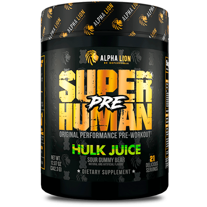 Alpha Lion SUPERHUMAN® PRE Workout Supplement 342.3g - Boost Energy, Focus & Performance for Intense Training | Pre-Workout Powder for Gym, Bodybuilding & Fitness Enthusiasts