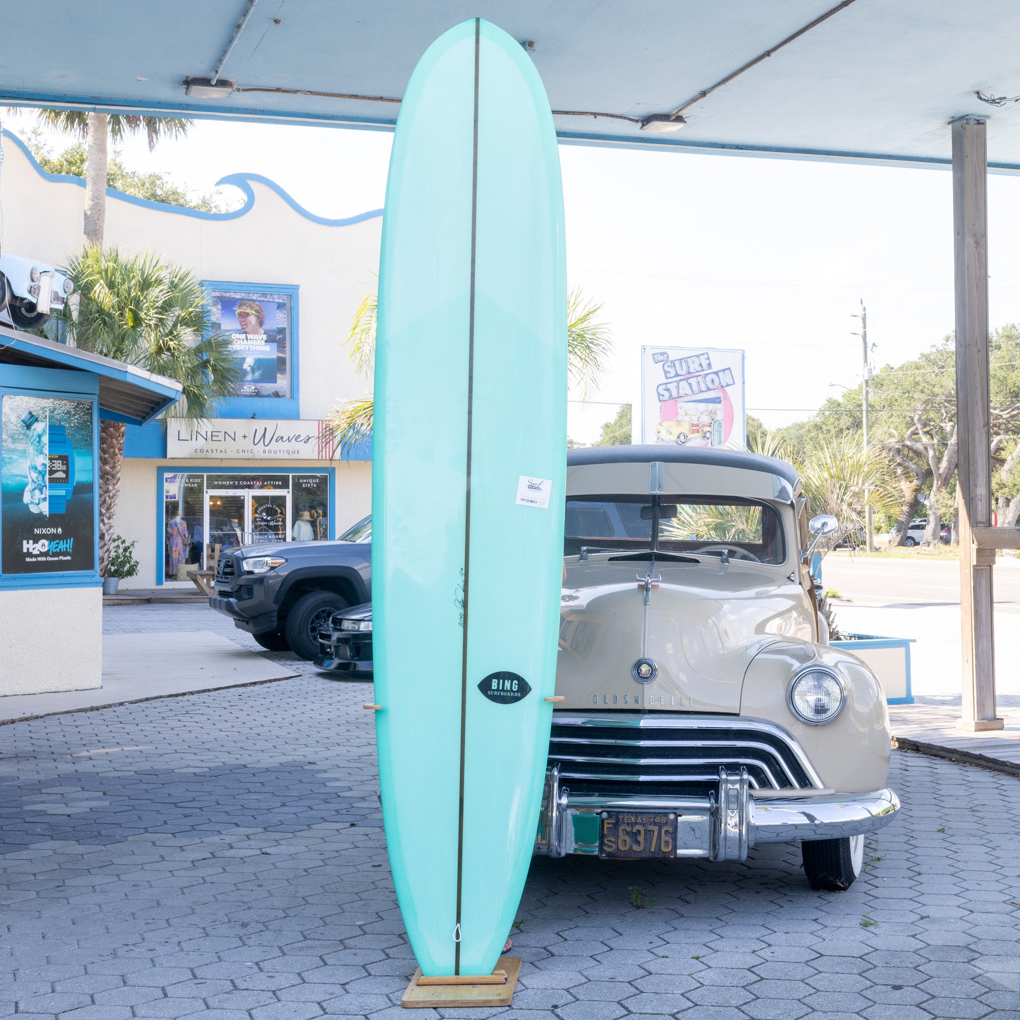 Premium 9'8 Longboard Surfboard - Bing Levitator Type II for Smooth Riding & Classic Surfing - Perfect for Beginners & Wave Cruising
